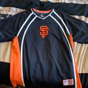 San Francisco Giants V Neck Dry Fit Jersey
